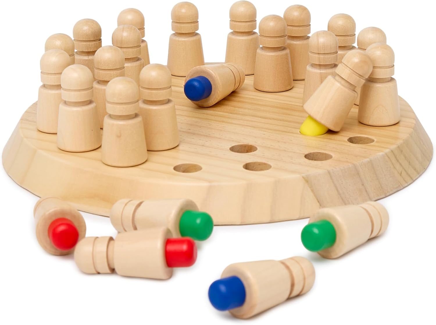 Sensorisches Holzspiel Miniland Memo Colors mit Texturen